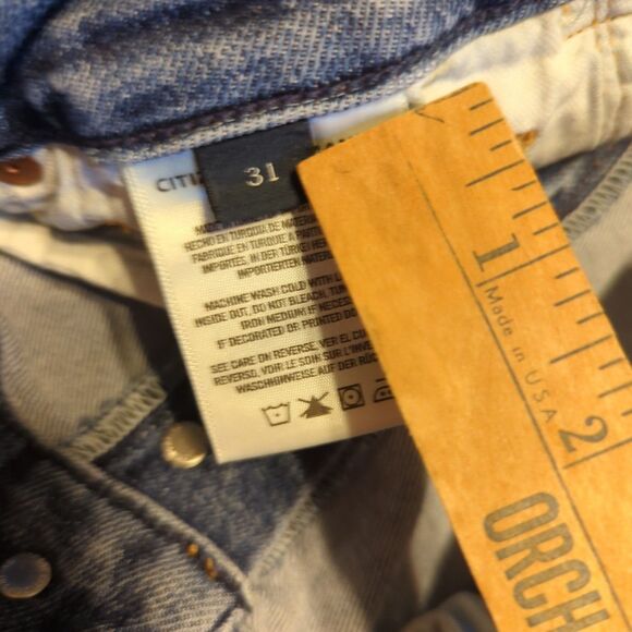 Citizens of Humanity Charlotte Jeans Womens 31 High Rise Straight Button Fly - Picture 8 of 10